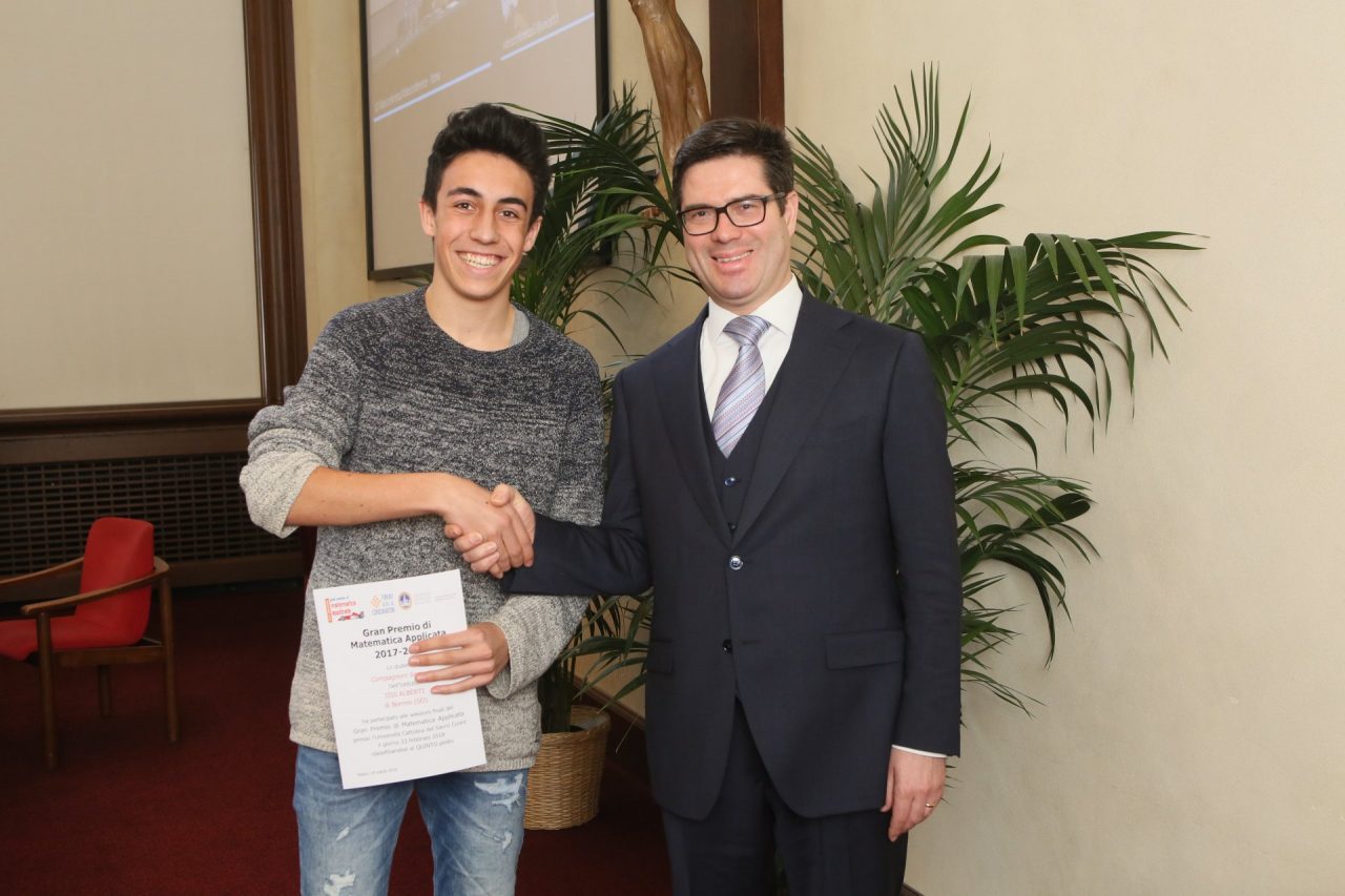 Gran Premio di Matematica Applicata: quinto posto per un valtellinese