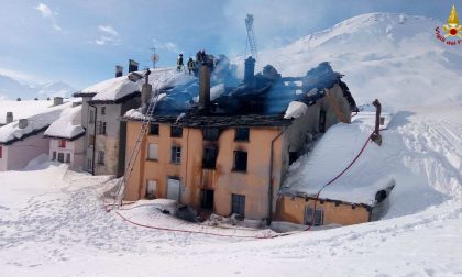 Incendio a Montespluga, distrutti tre appartamenti
