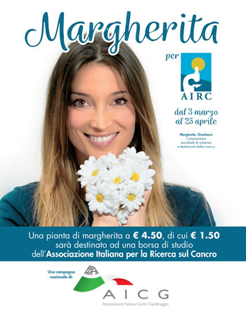 Torna la Margherita per AIRC, ecco dove