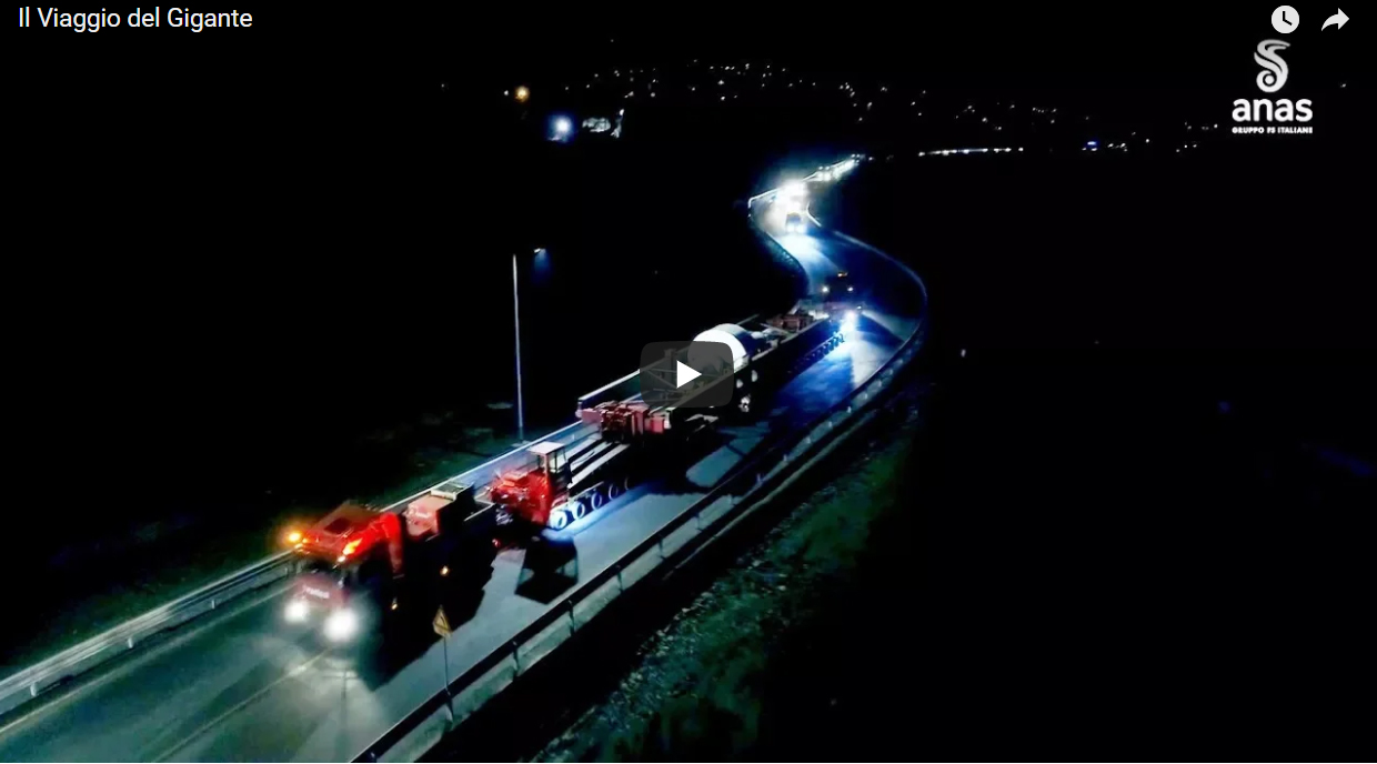 Trasporto eccezionale fino a Premadio | Anas realizza un cortometraggio VIDEO