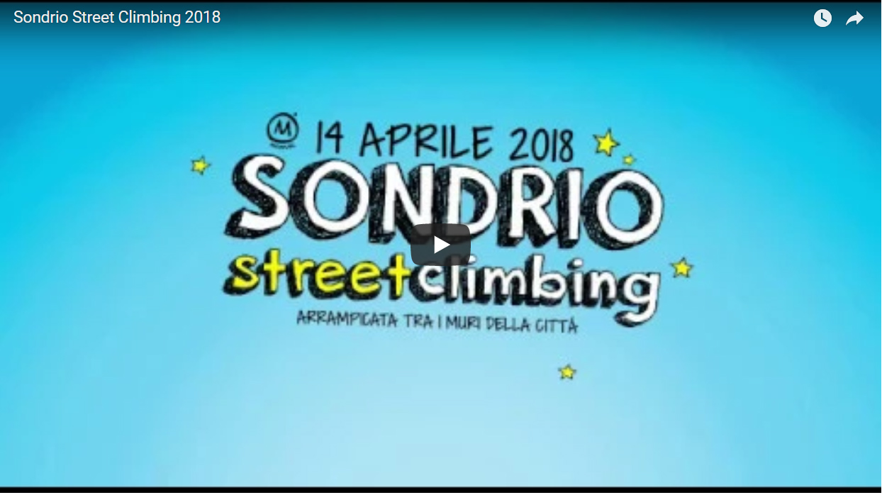 Torna il Sondrio Street Climbing VIDEO