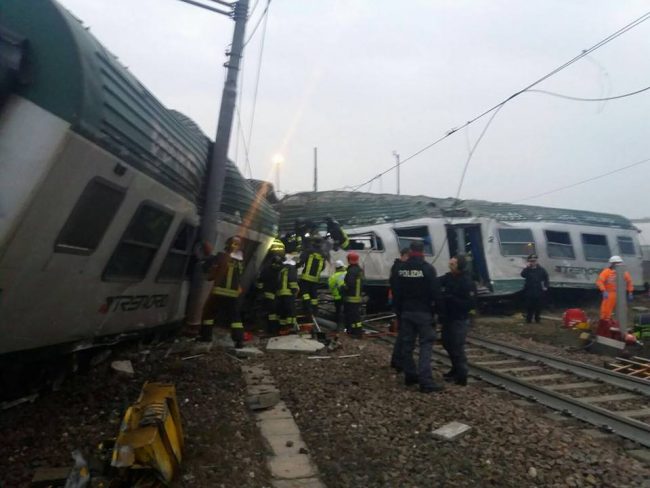 Domani, 25 gennaio, l’anniversario del disastro ferroviario di Pioltello