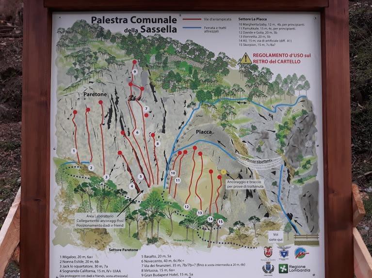 La palestra d’arrampicata alla Sassella è pronta