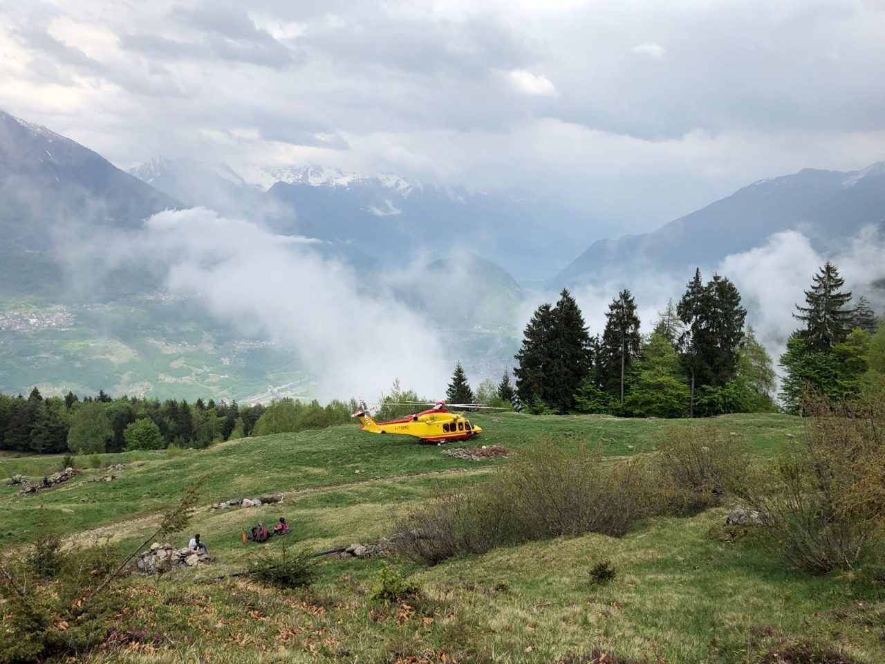 Ritrovato in gravi condizioni l’uomo scomparso a Cosio Valtellino