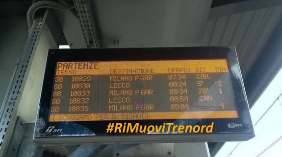 Pendolari infuriati | Trenord va rimossa, parte la petizione