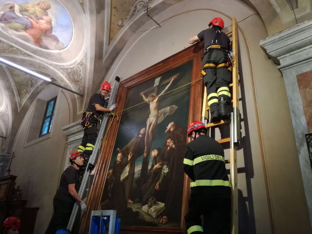 A Gallivaggio si trasferiscono le opere d’arte