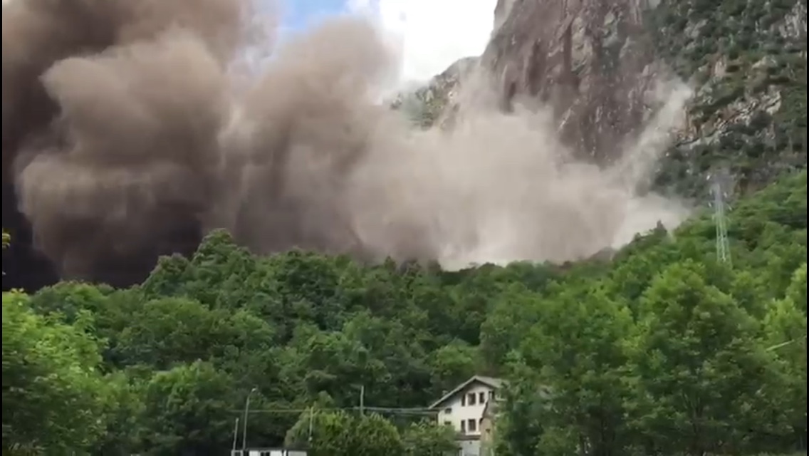 Frana Gallivaggio: allarme anche per gli alpeggi