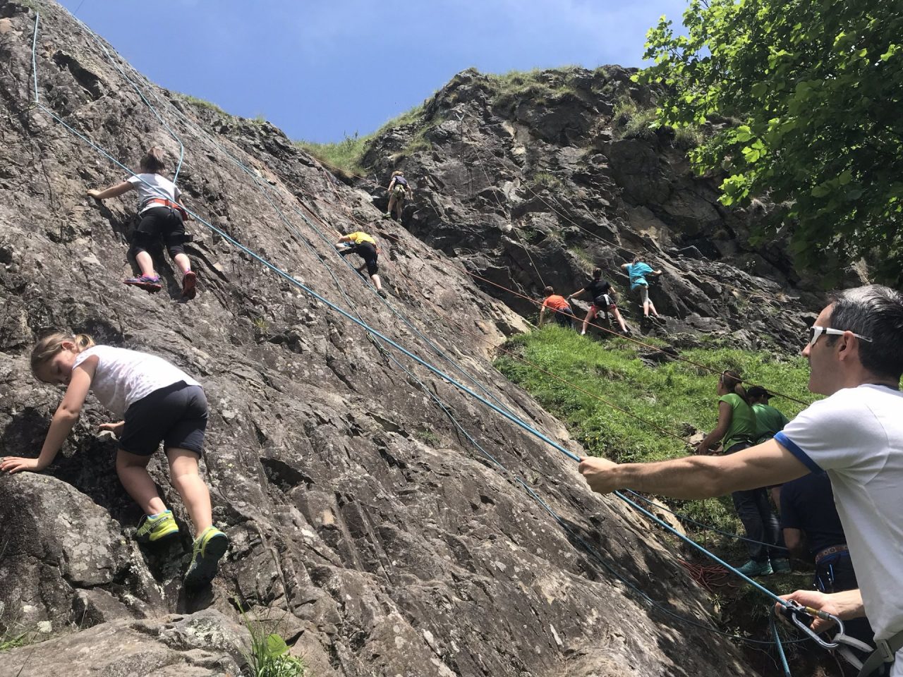 Arrampicata sportiva per ragazzi