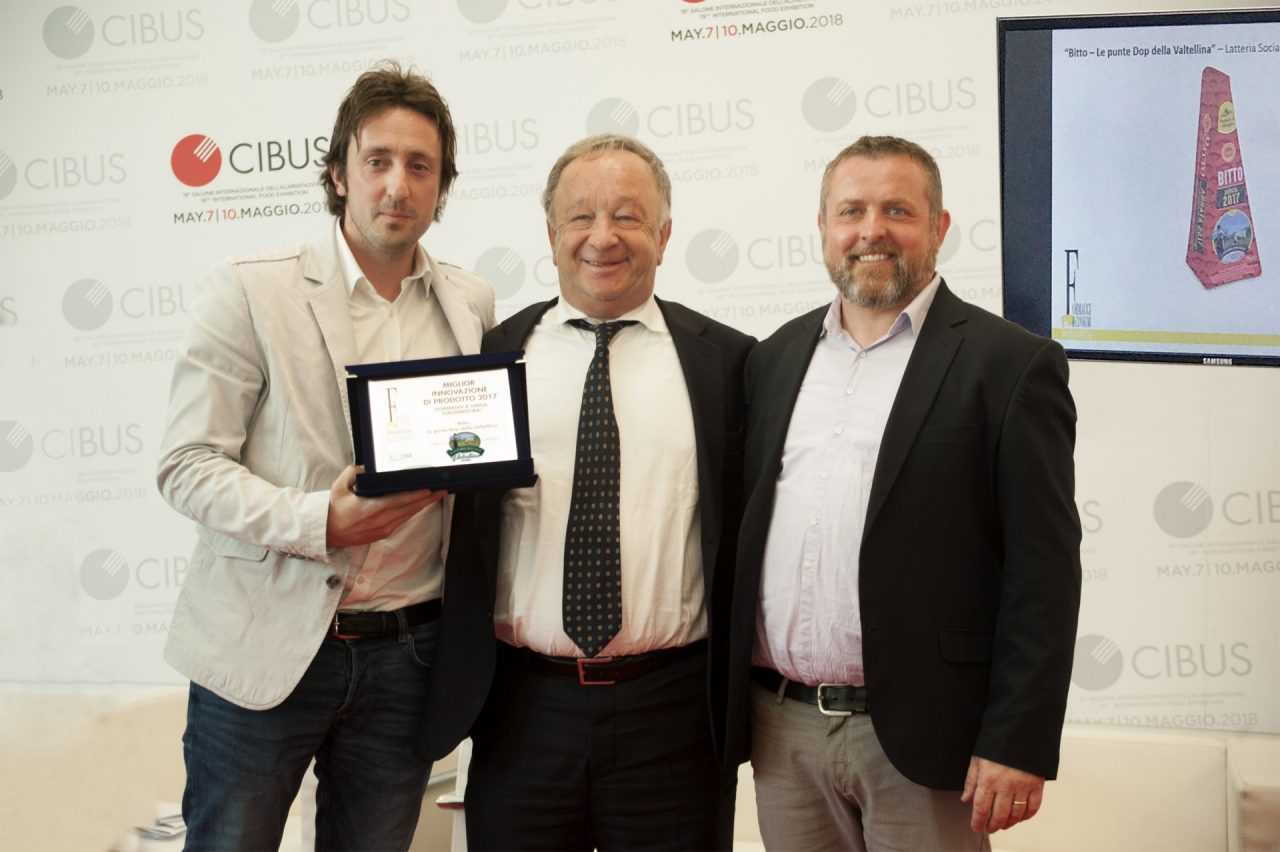 L’innovazione nei formaggi valtellinesi premiata a Cibus 2018