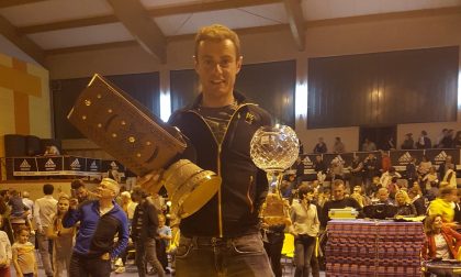 Albosaggia festeggia il suo campione Michele Boscacci