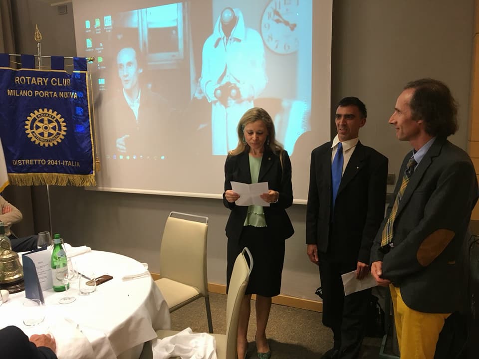 Luca Salvadalena al Rotary di Milano