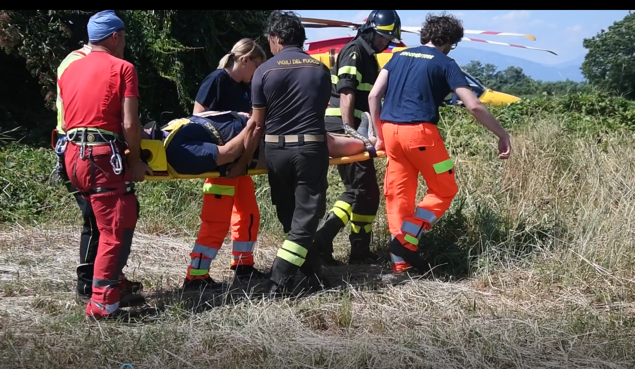 Precipita ultraleggero: gravi due valtellinesi FOTO VIDEO
