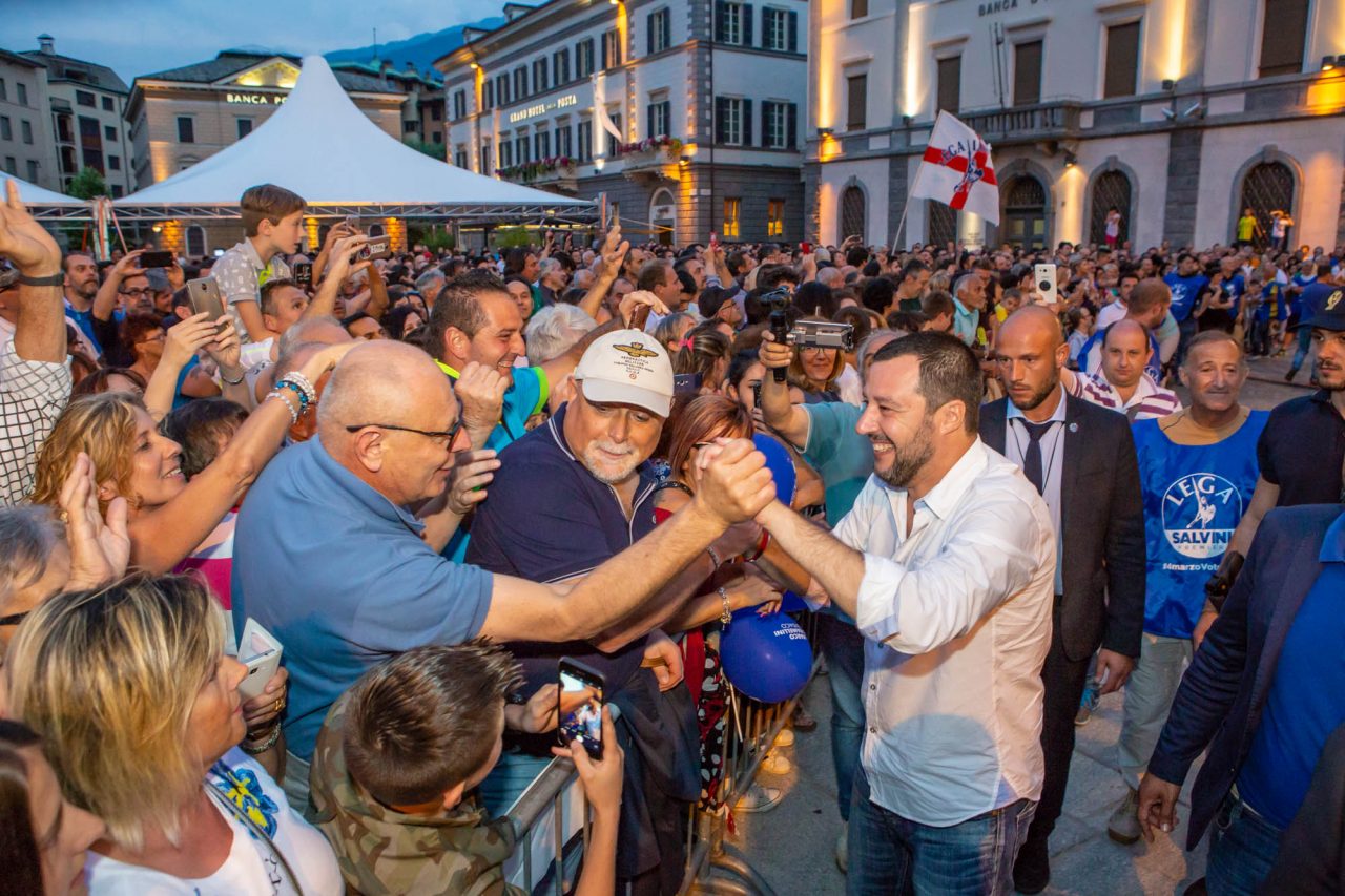 Matteo Salvini per Scaramellini: “Prima i sondriesi” FOTO