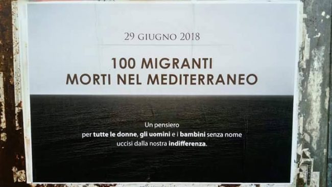 Necrologio per migranti morti in mare, scoppia la polemica
