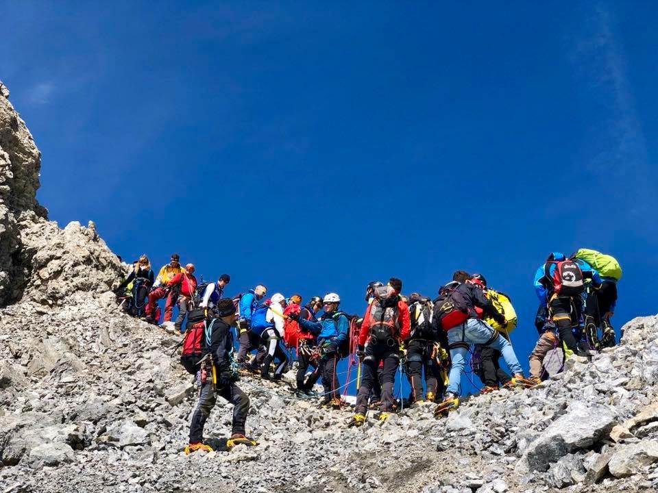 Il Cai Valfurva arriva fino al Piccolo Zebrù