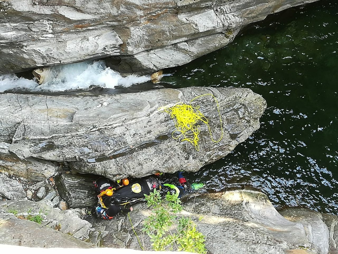 Ferito mentre praticava canyoning in Val Bodengo