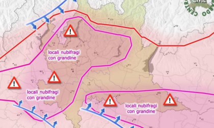 Lunedì di temporali e grandine PREVISIONI METEO