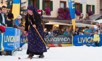 Livigno innevata per il Palio delle Contrade