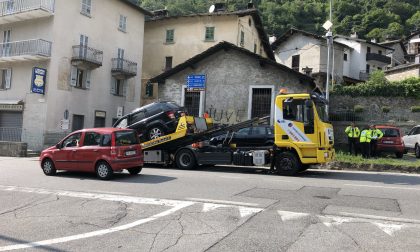 Incidente in viale Maloggia a Chiavenna