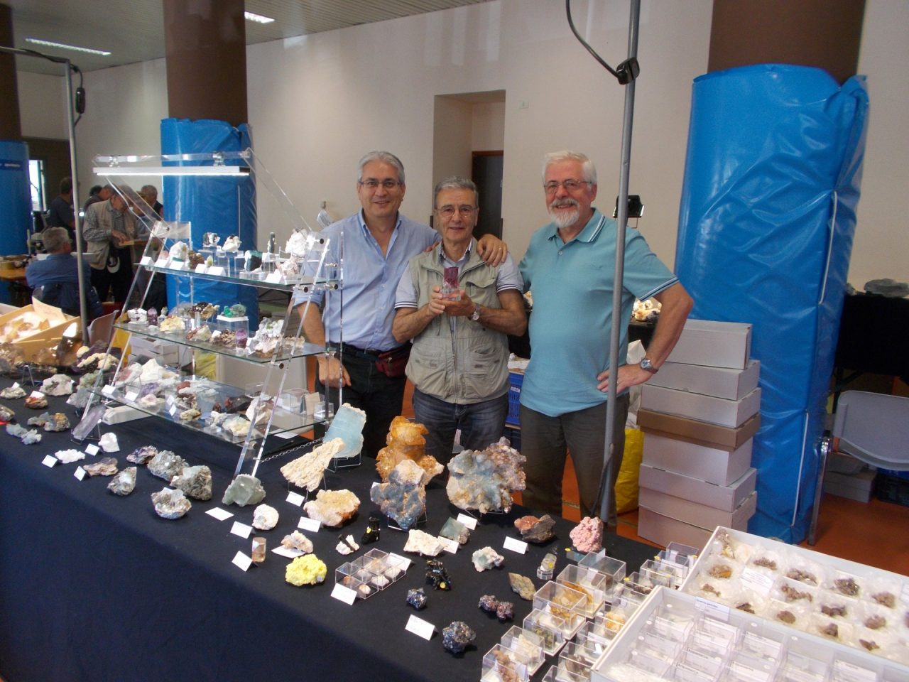 A Lanzada la mostra scambio di minerali