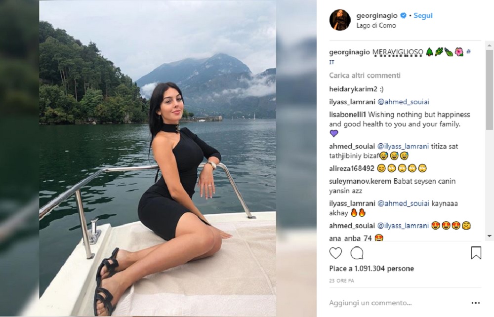 Cristiano Ronaldo e famiglia sul lago di Como dopo l’amichevole bianconera