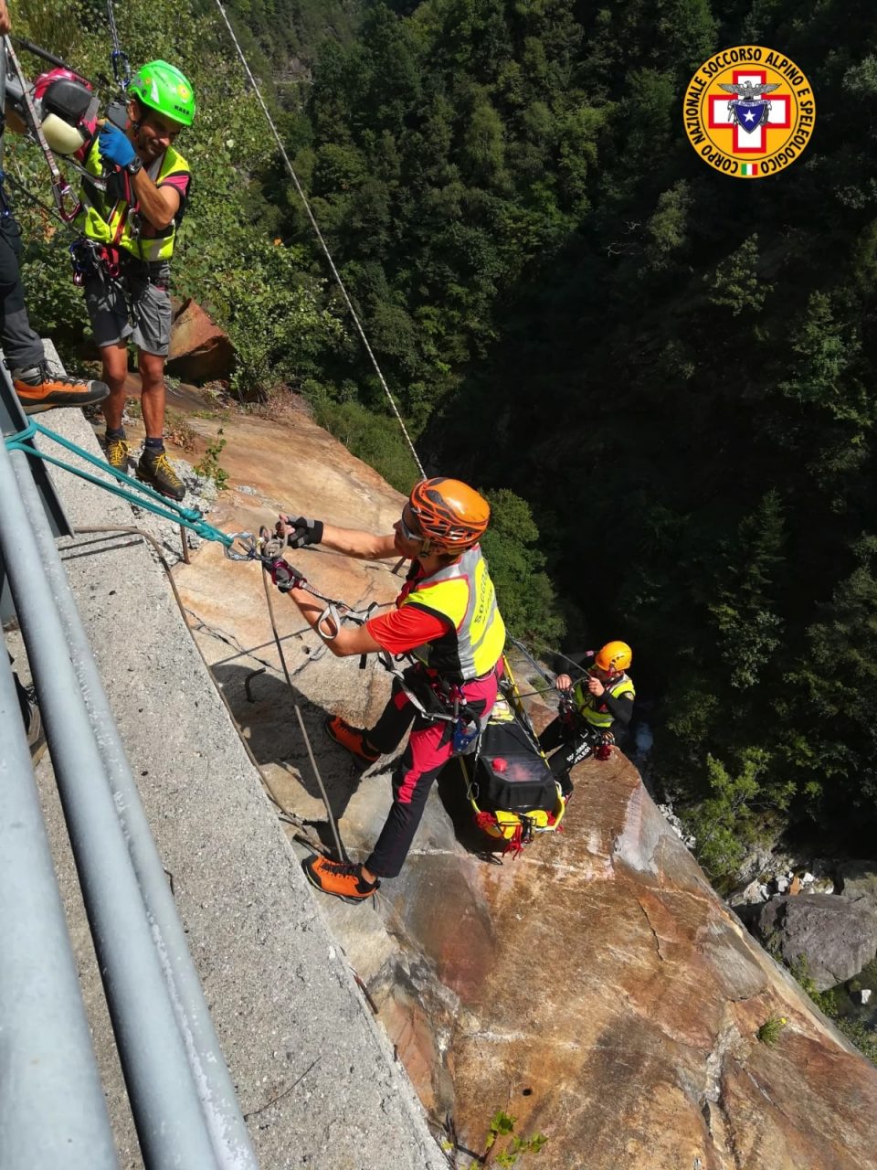 Escursionista ferito mentre fa canyoning