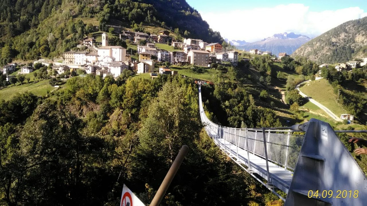 Tutto pronto per l’inaugurazione del Ponte nel Cielo