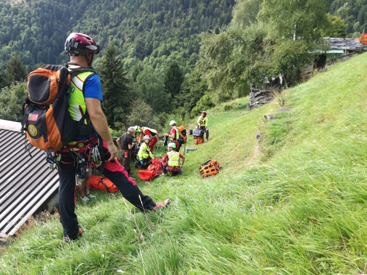 Ragazzo disperso in montagna