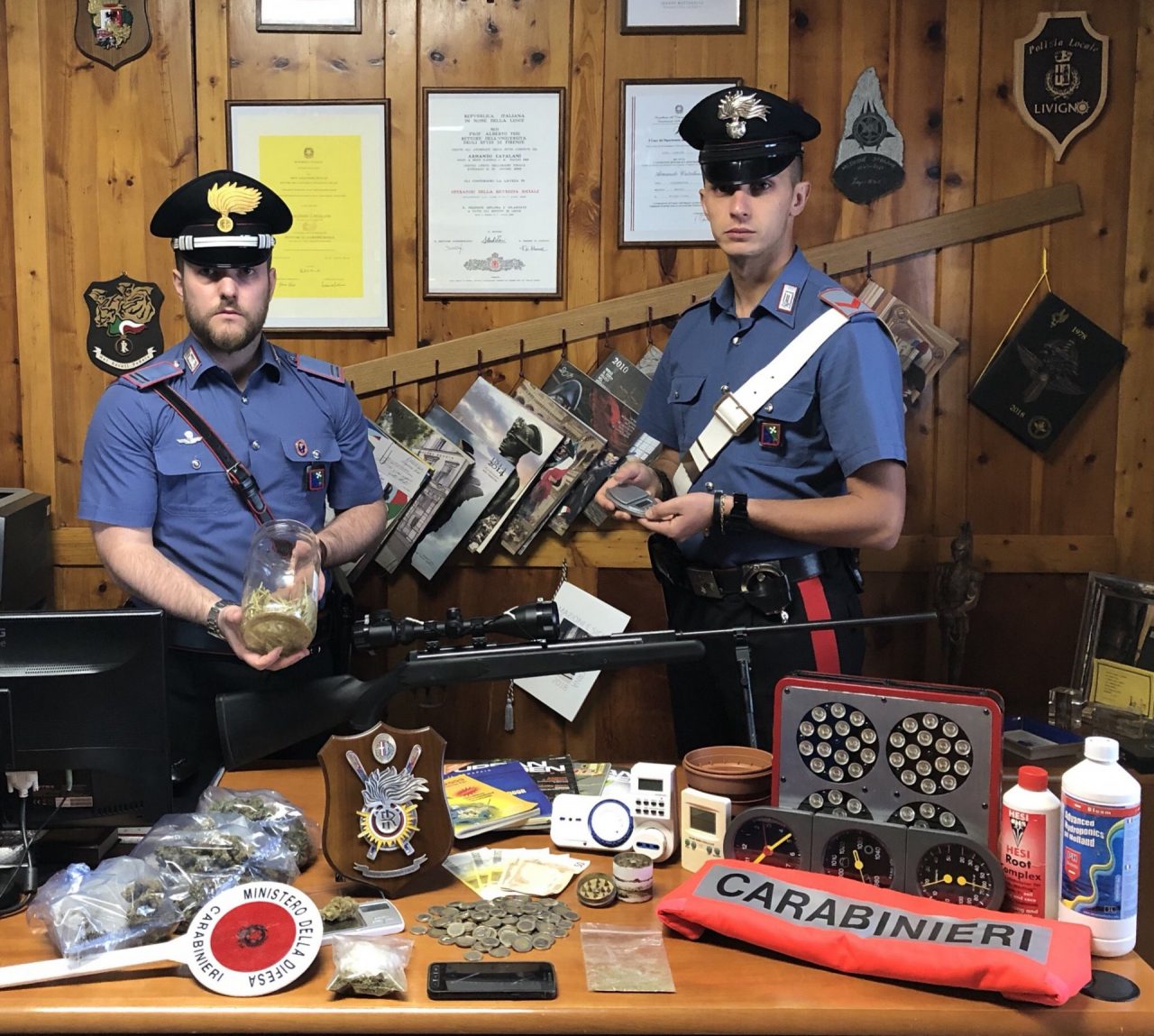 Con la marijuana sull’autocarro e la serra in casa, arrestato 35enne di Livigno