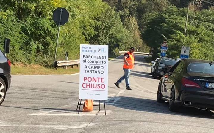 Ponte nel Cielo chiuso ai turisti