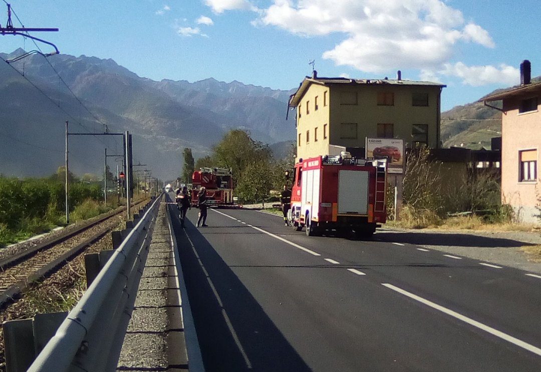 Vento forte, allarme in Valle