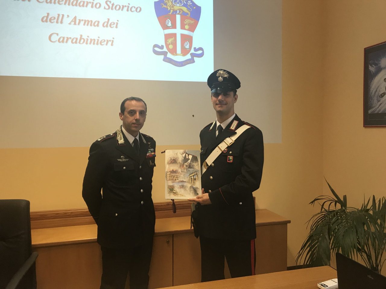 Presentato il calendario 2019 dei Carabinieri