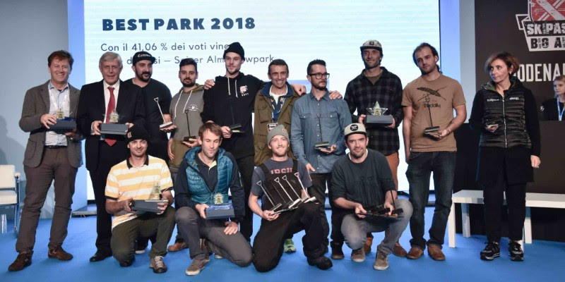 Incetta di premi per Livigno agli Snowpark Awards