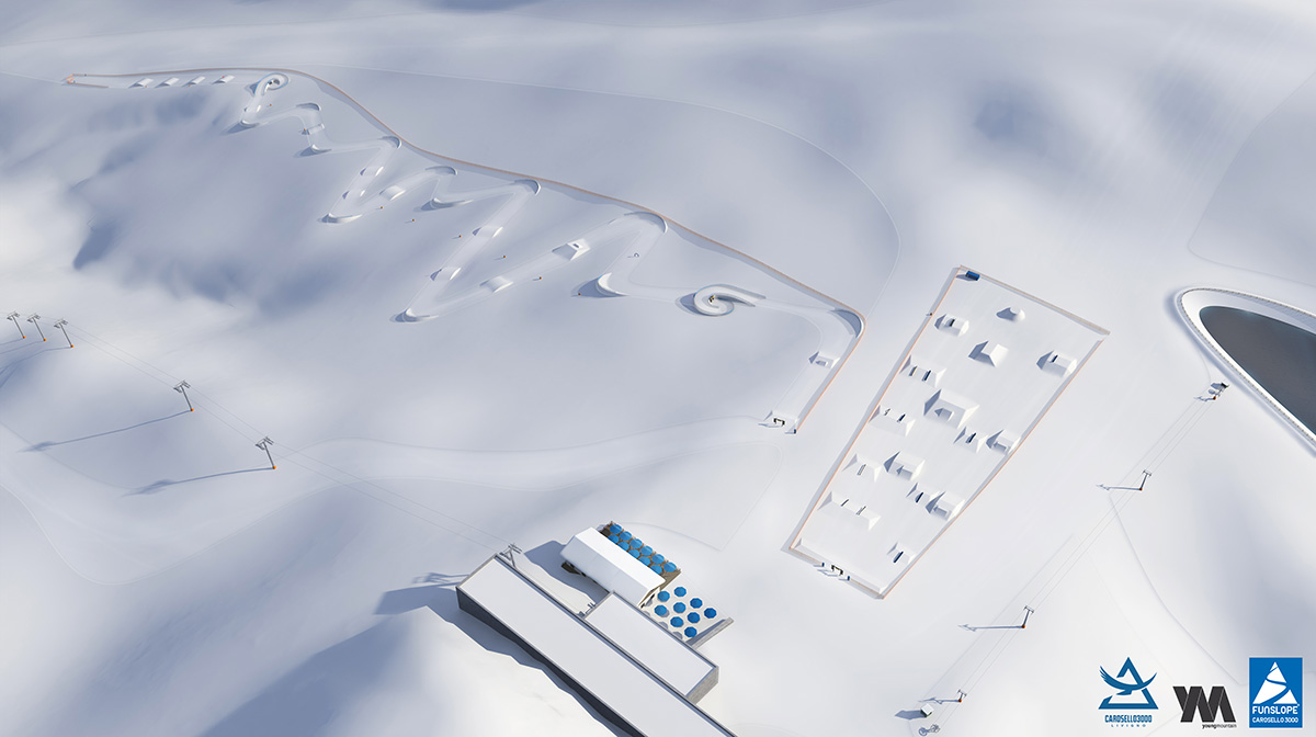 Sci e divertimento, a Livigno la funslope più lunga del mondo: è tropicale – VIDEO