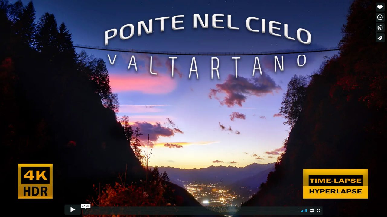 Il Ponte nel Cielo come non lo avete mai visto VIDEO