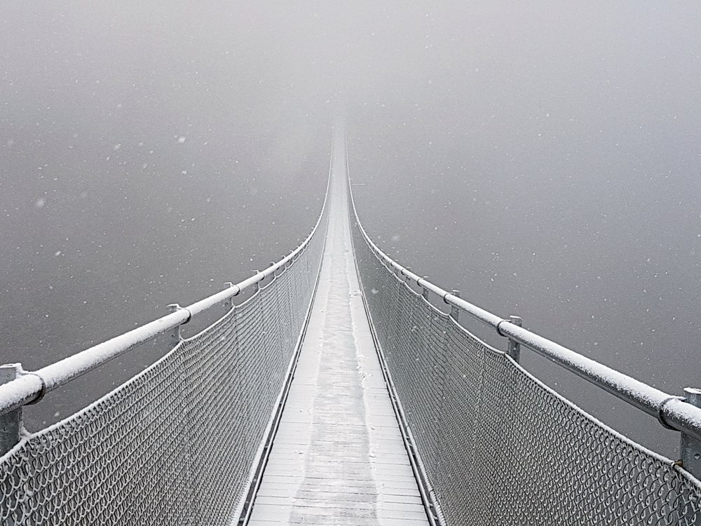 Battesimo della neve per il Ponte nel Cielo FOTO VIDEO