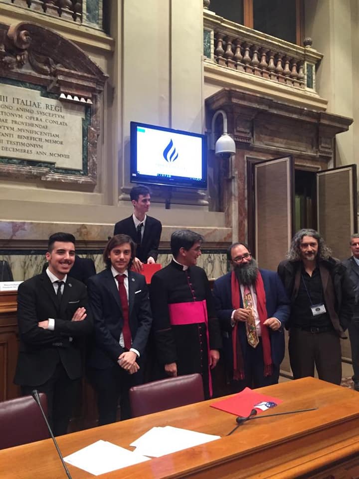 Premiazione per il concorso intitolato a Giovanni Bertacchi
