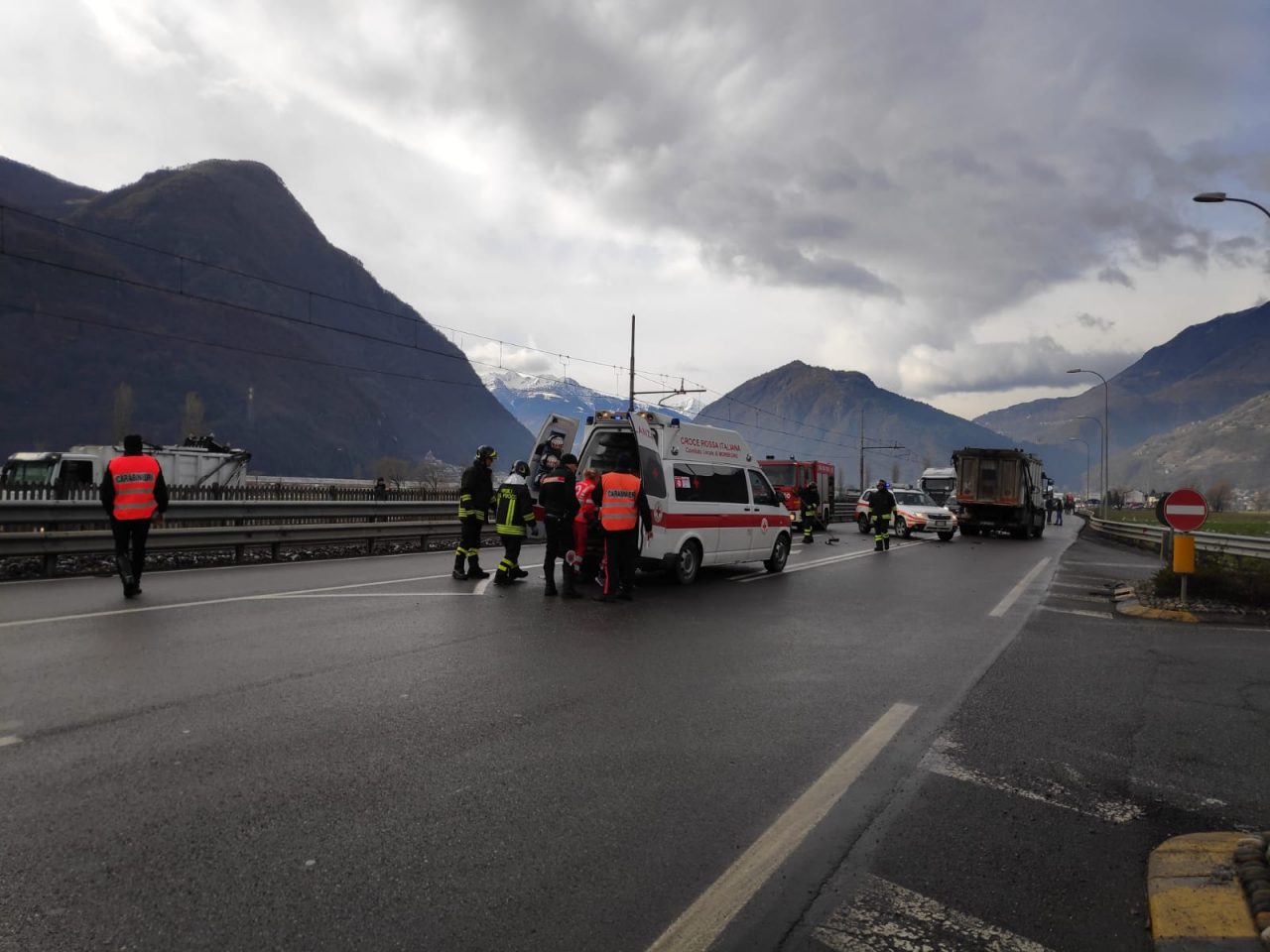 Incidente stradale sulla Statale 38 a Forcola, due feriti