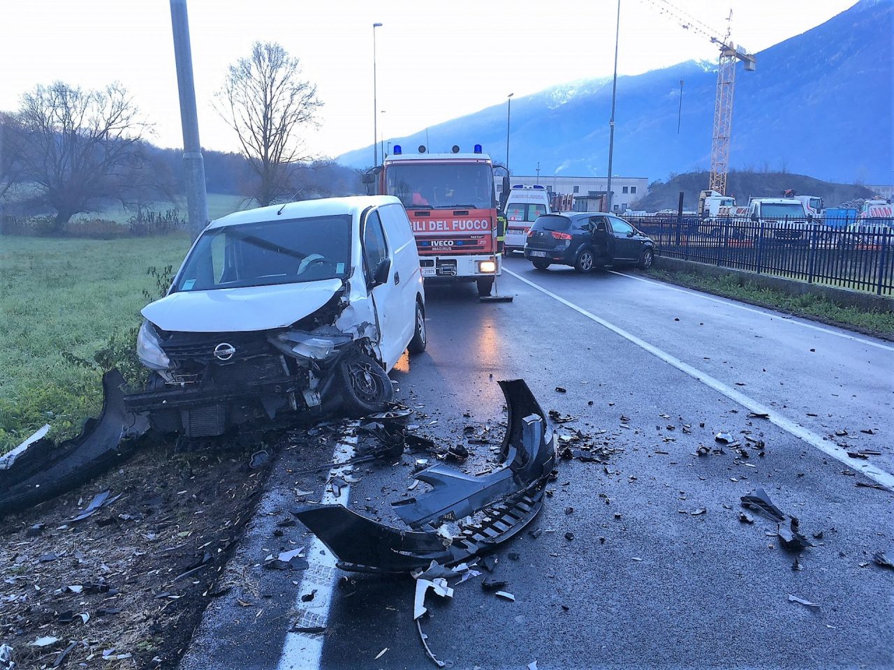 Incidente a Berbenno, tragedia sfiorata in via Europa