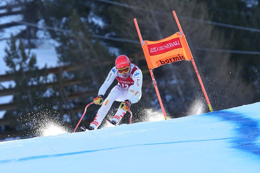 Innerhofer è il più veloce nelle prove a Bormio