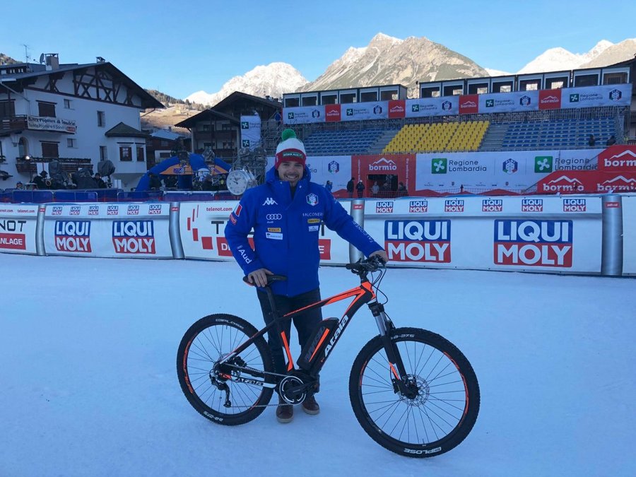 Fill rinuncia alla discesa di Bormio ma vince una bici elettrica