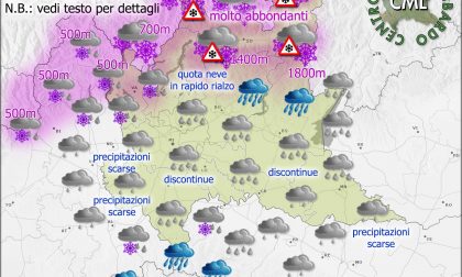 Allerta neve, scuole chiuse a Verceia, Novate Mezzola, Gravedona e Samolaco