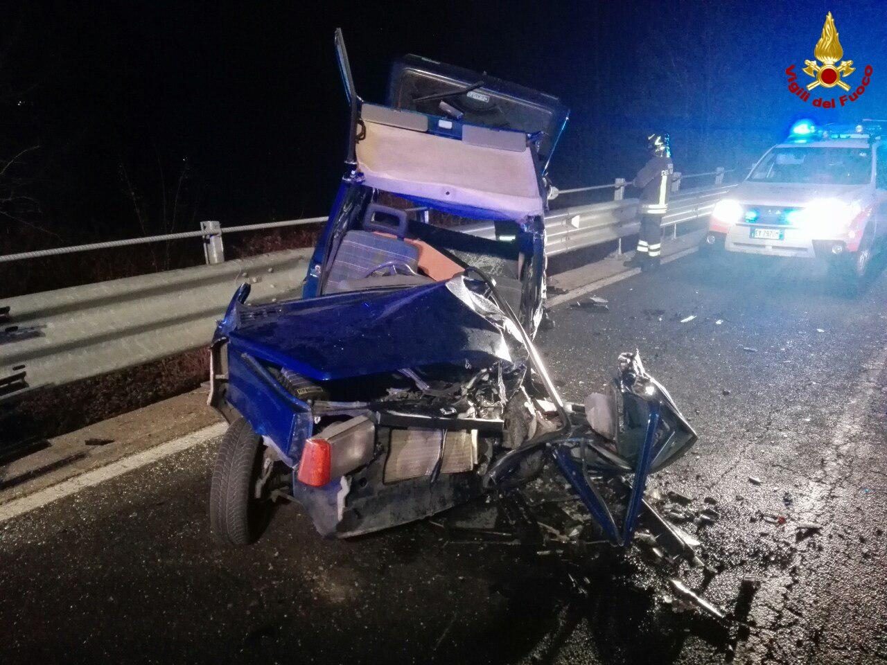 Frontale sulla Valeriana, grave una mamma di 42 anni