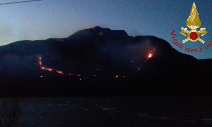 Rischio incendi boschivi codice arancione sul Lario