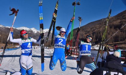 Valtellinesi dominano ai campionati italiani di sci nordico giovanile