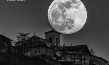 La super Luna dà spettacolo nei cieli della Valtellina FOTO