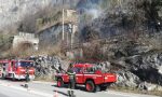 Treno causa incendio sulla Tirano-Milano, circolazione bloccata VIDEO