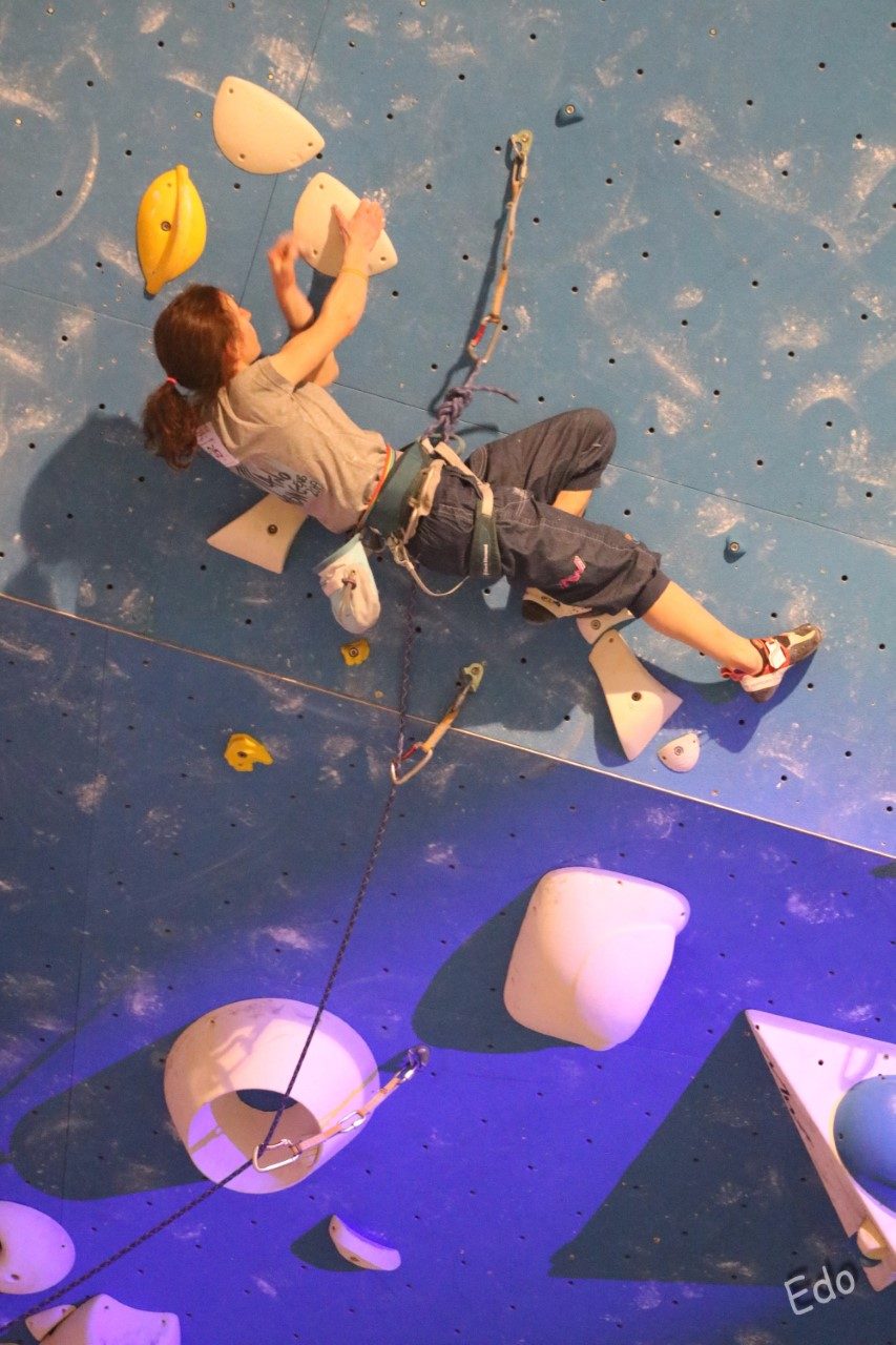 Sara Caramella brilla al Milano Climbing Expo