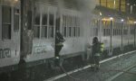 Treno in stazione a Greco-Pirelli: l’incendio è doloso VIDEO