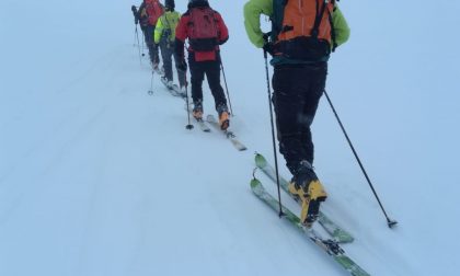 Alpinisti bloccati a Montespluga